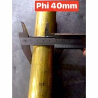 Đồng vàng đặc D40mm dài 400mm