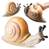 Động vật mô phỏng cao su mềm mô hình côn trùng lớn ốc đồ chơi ốc sên Lou bò trẻ em giáo dục nhận thức quà tặng trang trí