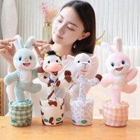 Động Vật Nhảy Múa Sang Trọng Đồ Chơi Hát Sang Trọng Đồ Chơi Học Cách Thỏ Búp Bê Kính Trẻ Em Và Nói Chuyện U3A6
