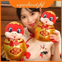 Động vật nhồi bông rắn ấm cúng sang trọng có vải nhung ngắn để chơi hoàn hảo