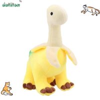 Động vật rồng DUILIAN, Quà tặng sinh nhật nhồi bông mềm Vỏ chuối Brontosaurus Đồ chơi sang trọng, Đồ chơi sang trọng khủng long 28cm màu vàng dễ thương cho trẻ em