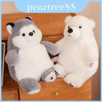 Động Vật Sang Trọng Đồ Chơi Dễ Thương Quyến Rũ Lớn Husky Cáo Và Bắc Cực Gối Gấu Đệm
