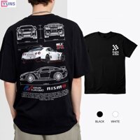Dòng xe thể thao sang trọng yuns: 2024 Nissan GT-R NISMO / Ô tô và áo khoác trắng đen - Regular Fit
