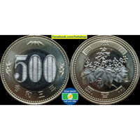 Đồng xu 500 Yen Nhật Bản (Japan) 2021-Nay