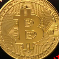 Đồng Xu Bitcoin Mạ Vàng 24k có hộp đựng