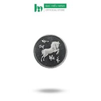 Đồng Xu Đánh Gió Biểu Tượng Con Ngựa Vạn Sự Như Ý Bạc Ta Nguyên Chất S99 Chính Hãng Bạc Hiểu Minh XDG25