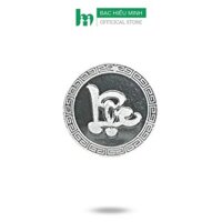 Đồng Xu Đánh Gió Đánh Cảm Bạc Nguyên Chất S999 Chữ Lộc BẠC HIỂU MINH XDG14S