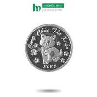 Đồng Xu Gió Đánh Gió Đánh Cảm Bạc Nguyên Chất S999 Chữ Cung Chúc Tân Xuân 2023 BẠC HIỂU MINH XDG15