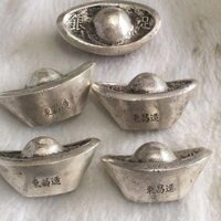 Dongchang Made Antique Hai Chân Bạc Nhỏ Bộ Sưu Tập Dongchang Làm Cổ Hai Chân Bạc Thỏi Nhỏ Bộ Sưu Tập 11.7
