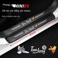 Dongfeng Fengguang MINIEV bệ cửa dải chống đá bàn đạp chân chống giẫm đạp sửa đổi nội thất nhãn dán