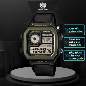 Đồng hồ nam Casio AE1200WHB (AE-1200WHB) - Màu 1BVDF/ 3BVDF/ 1BV/ 3BV
