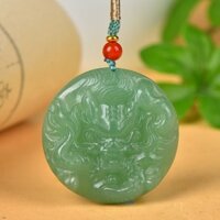 Dongling Jade Cung Hoàng Đạo Tốt Lành Rồng Thương Hiệu Nam Nữ Mặt Dây Chuyền