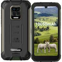 DOOGEE S59 PRO Rugged Phone, 10000mAh Battery, Helio P22 Octa Core 4GB+128GB (256GB External SD card), IP68 Waterproof Mobile Phone, 2W Powerful Speaker, 16MP AI Quad Camera, DUAL SIM NFC