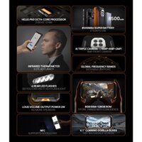 DOOGEE S86 Pro: Điện thoại siêu bền, đo nhiệt độ, chống nước chống rơi vỡ Ram 8G Bộ nhớ 128GB, Pin 8500MAh