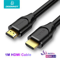 DoomHot Cáp kết nối HDMI 2.0 4K Vàng Cáp tín hiệu Cáp HDMI Cáp mạ vàng Kết nối video 4K HD Cáp HDMI HD 4K 2.0 1M 15M 2M