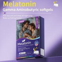 Dop Mood Sleep Well softgel GABA L-Theanine Thực phẩm bổ sung giấc ngủ melatonin softgel Viên nang