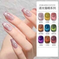 Dopamine Candy Double-Gloss Cat 's Eye Nail Polish Keo Phong Cách Mới Phổ Biến Pha Lê Trắng Mắt Mèo Làm Móng Tay Cửa Hàng Chuyên Dụng