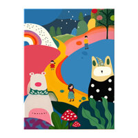 Dopamine / Tranh sơn dầu kỹ thuật số / 2024 Phong cách mới / Handmade / Tự làm tô màu / Vẽ tay / Tranh Acrylic / Làm đầy / Tô màu / Tranh sơn dầu