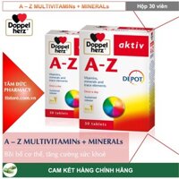 DOPPEL HERZ - Vitamin A-Z Depot (Hộp 30 viên) - Bổ sung vitamin, khoáng chất [AZ Depot / aktiv / doppelherz]