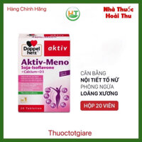 Doppelherz Aktiv Meno - Viên uống giúp cân bằng nội tiết tố nữ,phòng ngừa loãng xương (H 20 viên )