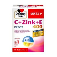 Doppelherz C Zink E 400 Depot 40 viên
