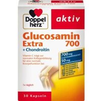 Doppelherz - Hỗ trợ điều trị thoái hóa khớp, hộp 30 viên - Glucosamin 700 Extra + Chondroitin Kapseln