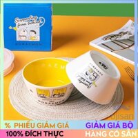 [Doraemon] Bát Ăn Giữ Nhiệt Có Nắp Đậy Hình  Dùng Được Trong Lò Vi Sóng