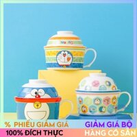 [Doraemon] Bát Ăn Mì Có Nắp Bằng Sứ Hình