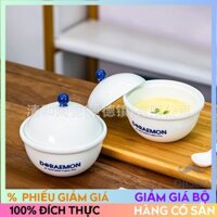 [Doraemon] Bát Sứ Màu Trắng Có Nắp Đậy Hình  Đáng Yêu