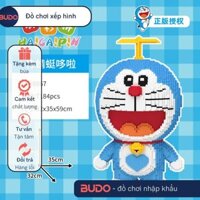 doraemon doremon ú trái tim ở bụng mập chong chóng tre 59cm Đồ chơi lắp ráp doremon mẫu mới 2024