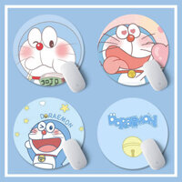 Doraemon Mouse Pad Small Size round Cute Cartoon Portable Mouse Pad Custom Office Computer Desk Mat Student P9EO
