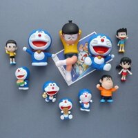 Doraemon Nam Châm Hít Tủ Lạnh Hình Gạch 3d Xinh Xắn