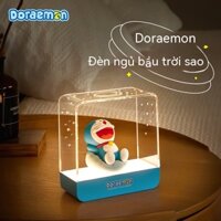 Doraemon Night Light  LED Ambient Light  Starry Night Light đèn ngủ phòng ngủ Có thể điều chỉnh ánh sáng lạnh và ánh sáng ấm