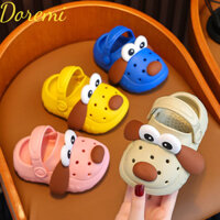 Doremi Mùa Hè Trẻ Em Dép xỏ ngón Bé Trai Và Bé Gái Hoạt Hình Chống Trơn Trượt Phòng Tắm crocs Dép Đi Bên Ngoài Bãi Biển
