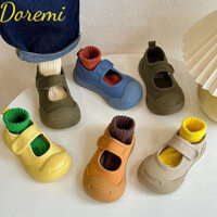 Doremi Trẻ Em Giày Vải Cắt Thấp Xuân Thu Mới Jack Purcell Bé Trai Và Bé Gái Bơm Đáy Mềm Mẫu Giáo Trong Nhà