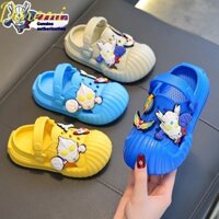 Doremi Ultraman Dép Trẻ Em Mùa Hè Cho Bé Trai Và Bé Gái Nơ Chống Trơn Trượt Thoáng Khí Lớn Trẻ Em Đi Biển Crocs