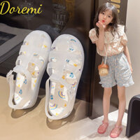 Doremi Xăng đan Bé Mùa Hè La Mã Thạch Giày bun Đầu Cho Trẻ Em Crocs Bé Gái Giày Đi Biển Bé Trai