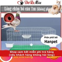 Doremiu- Lồng chim bồ câu loại 1 mét bằng kẽm loại tốt chuồng lồng nuôi bồ câu công nghiệp SZ