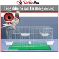 Doremiu- Lồng chim bồ câu loại 1 mét bằng kẽm loại tốt chuồng nuôi bồ câu công nghiệp