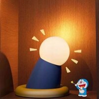 Doremon Đèn Ngủ Nhỏ Kéo Dài Tay Tròn Đèn Ngủ Nhỏ Quà Tặng Sinh Nhật Hút Từ Tính Không Khí Ánh Sáng