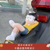 Doremon Nobita Xe Máy Búp Bê Xe Điện Tay Cầm Xe Máy Đuôi Trang Trí Chống Sốc Chống Sốc Đồ Trang Trí Anime Hợp Thời Trang Chơi Phụ Kiện Xe Hơi