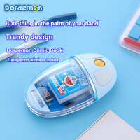 Doremon Truyện Tranh Chuột Không Dây Trong Suốt Không Dây Chế Độ Kép Chuột Bluetooth Im Lặng