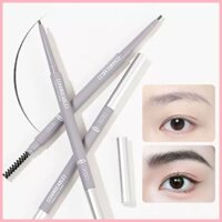 Dorisna 5 Màu Hai Đầu Tự Động Bút Chì Lông Mày Chống Thấm Nước Lâu Dài Siêu Mỏng Đầu Microblading Lông Mày Hình Xăm