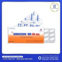 Dorocron MR 60mg trị đái tháo đường tuýp 2 không phụ thuộc insulin (2 vỉ x 15 viên)
