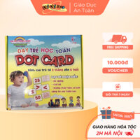 Dot Card Bé Học Số Đếm, Bộ 56 Thẻ Học Thông Minh Dạy Trẻ Học Toán Theo Phương Pháp Glenn Doman