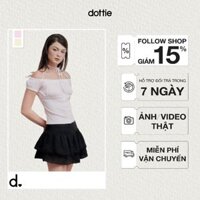 DOTTIE - Áo kiểu nhún ngực cài nút - T1046
