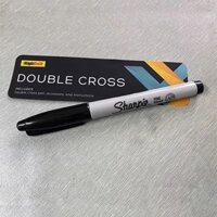 Double Cross (1 X Stamper + 1 Heart Stamper) Magic Trick Ink Vanishes Magia Magician Cận cảnh Ảo ảnh Gimmick Mentalism Prop