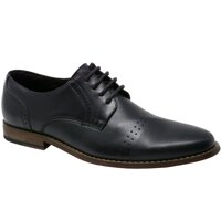 Double Diamond Mens Genuine Leather Lace up Oxfords Dress Shoes