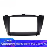 Double Din Car Radio Fascia Trim Kit Cài đặt Khung Bảng điều khiển DVD Giao diện âm thanh nổi cho HYUNDAI TUCSON IX35 2010 + 178X102mm