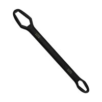 Double End Wrench Universal Spanner 8-22mm Key Set Screw Nuts Wrenches Repair (Black)